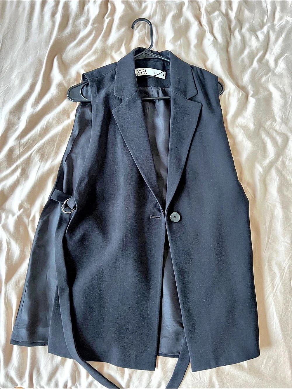 Zara Black Tailored Vest Like New